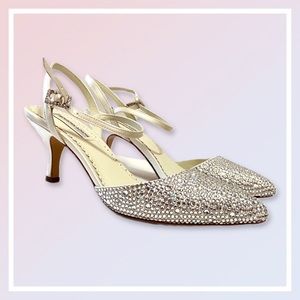 Benjamin Adams Gisele Swarovski Bridal Shoes